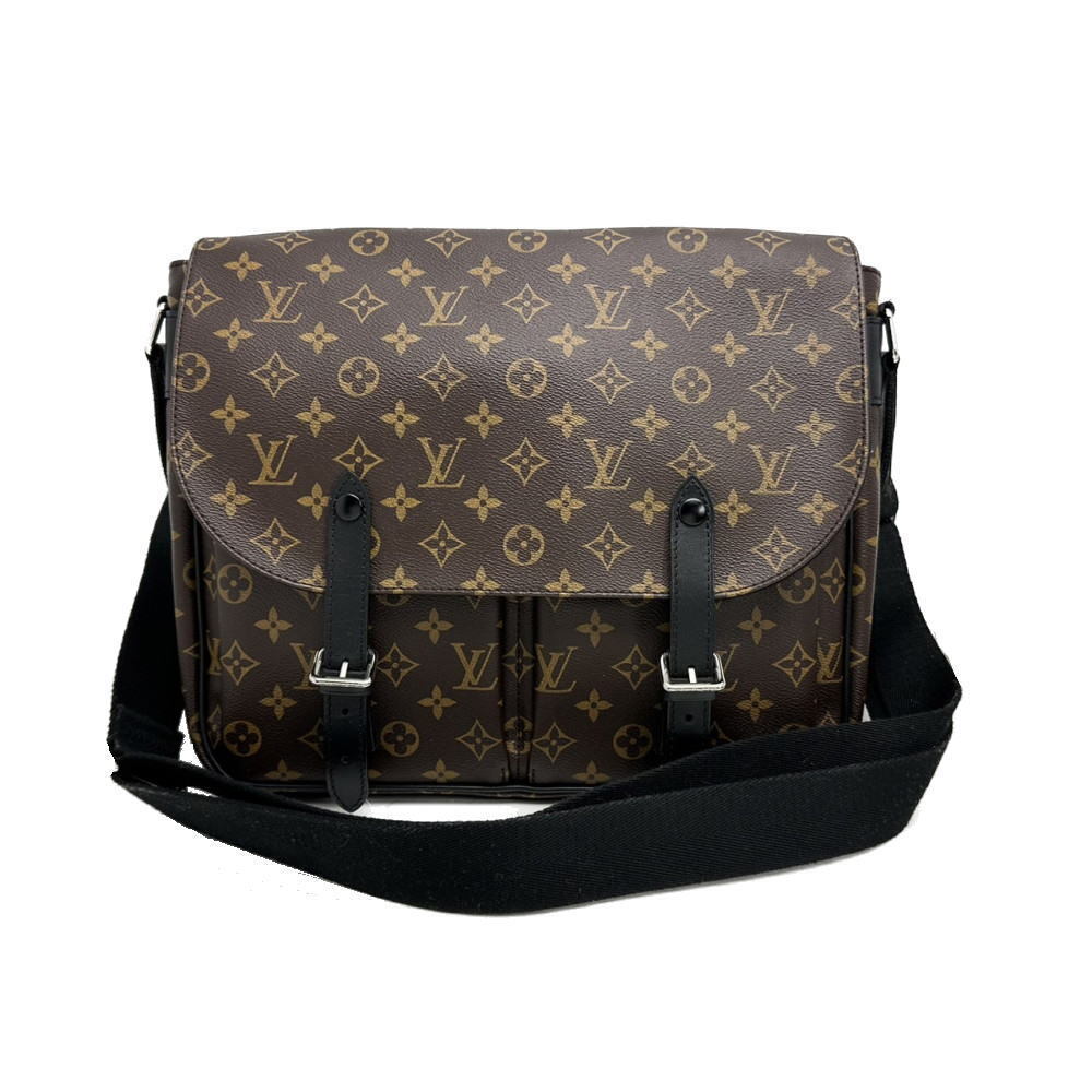 Louis Vuitton Shoulder bag Monogram Macassar Brown Christopher Messenger